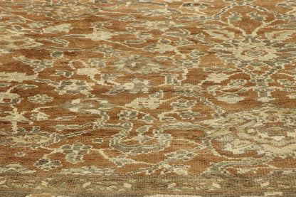12 x 16 - Brown Antique Persian Sultanabad Rug - 73681