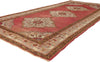 5 x 11 - Red Vintage Turkish Oushak Rug - 73753