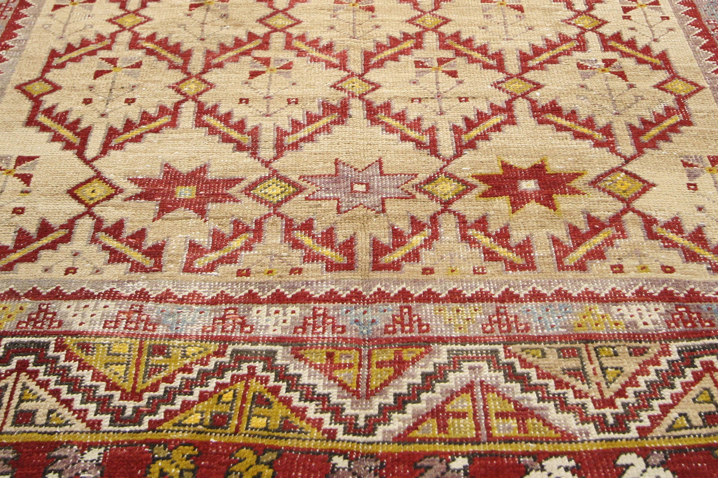 5 x 12 - Red Vintage Turkish Oushak Rug - 73773