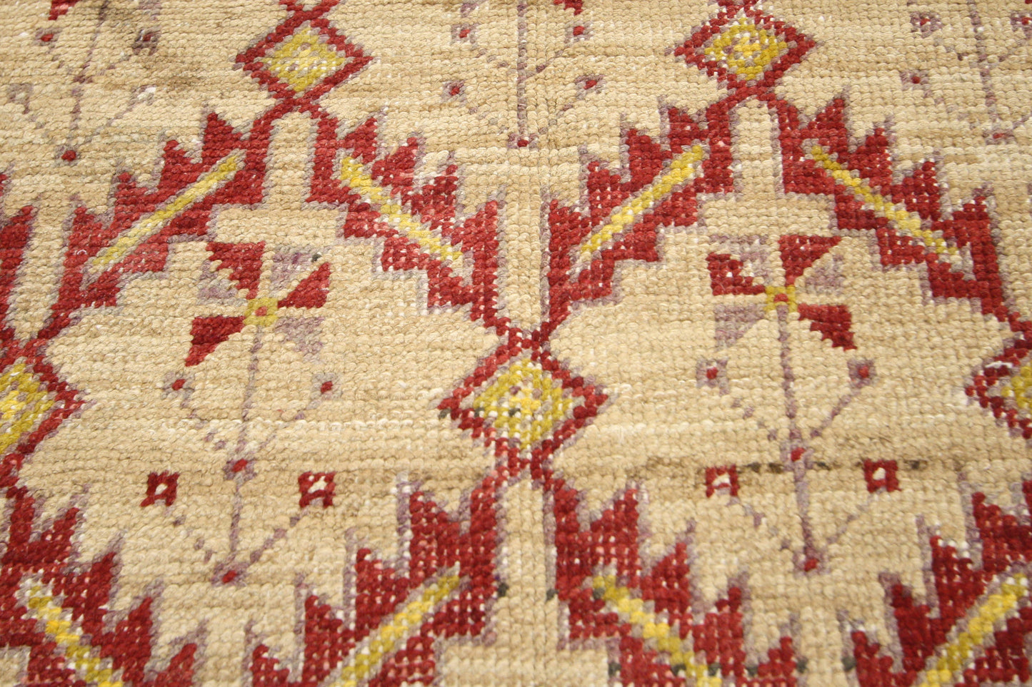 5 x 12 - Red Vintage Turkish Oushak Rug - 73773