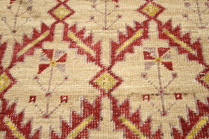 5 x 12 - Red Vintage Turkish Oushak Rug - 73773