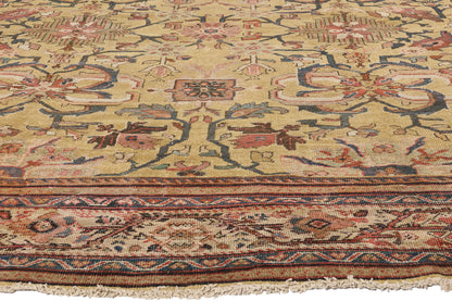 10 x 13 - Brown Antique Persian Sultanabad Rug - 73833