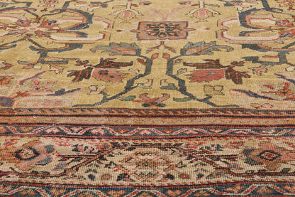 10 x 13 - Brown Antique Persian Sultanabad Rug - 73833