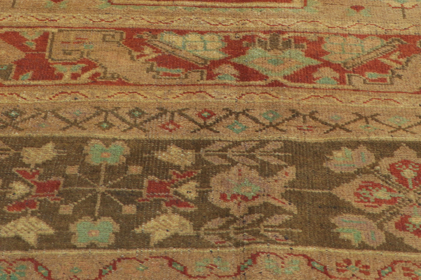 7 x 12 - Red Vintage Turkish Oushak Rug - 73983