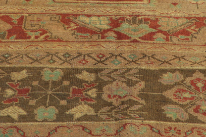 7 x 12 - Red Vintage Turkish Oushak Rug - 73983