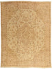 10 x 14 - Gold Antique Turkish Oushak Rug - 74056