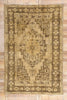 8 x 12 - Brown Vintage Turkish Oushak Rug - 74073