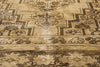 8 x 12 - Brown Vintage Turkish Oushak Rug - 74073