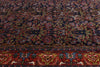 12 x 18 - Navy Blue Antique Persian Bijar Rug - 74205