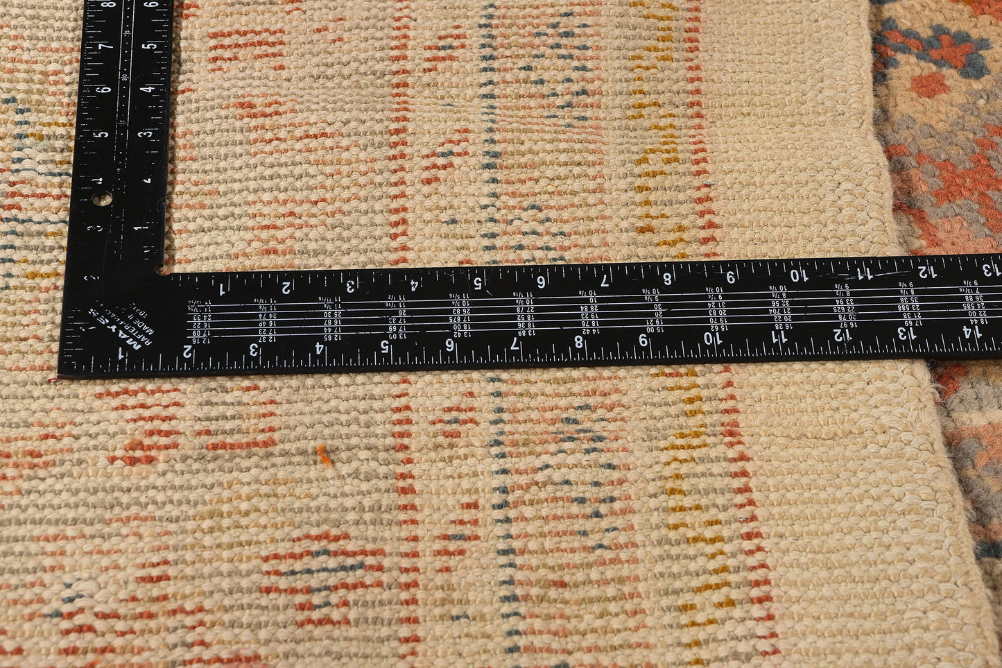 11 x 14 - Beige Antique Turkish Oushak Rug - 74250