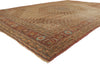 9 x 13 - Brown Antique Persian Tabriz Rug - 74327