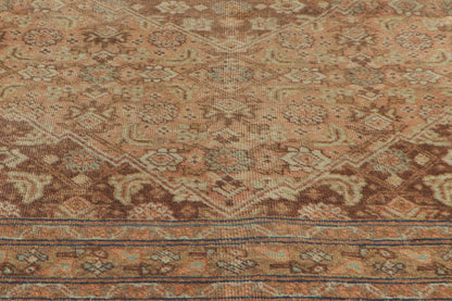 9 x 13 - Brown Antique Persian Tabriz Rug - 74327