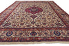 8 x 11 - Beige Antique Persian Mashhad Rug - 74418