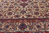 8 x 11 - Beige Antique Persian Mashhad Rug - 74418