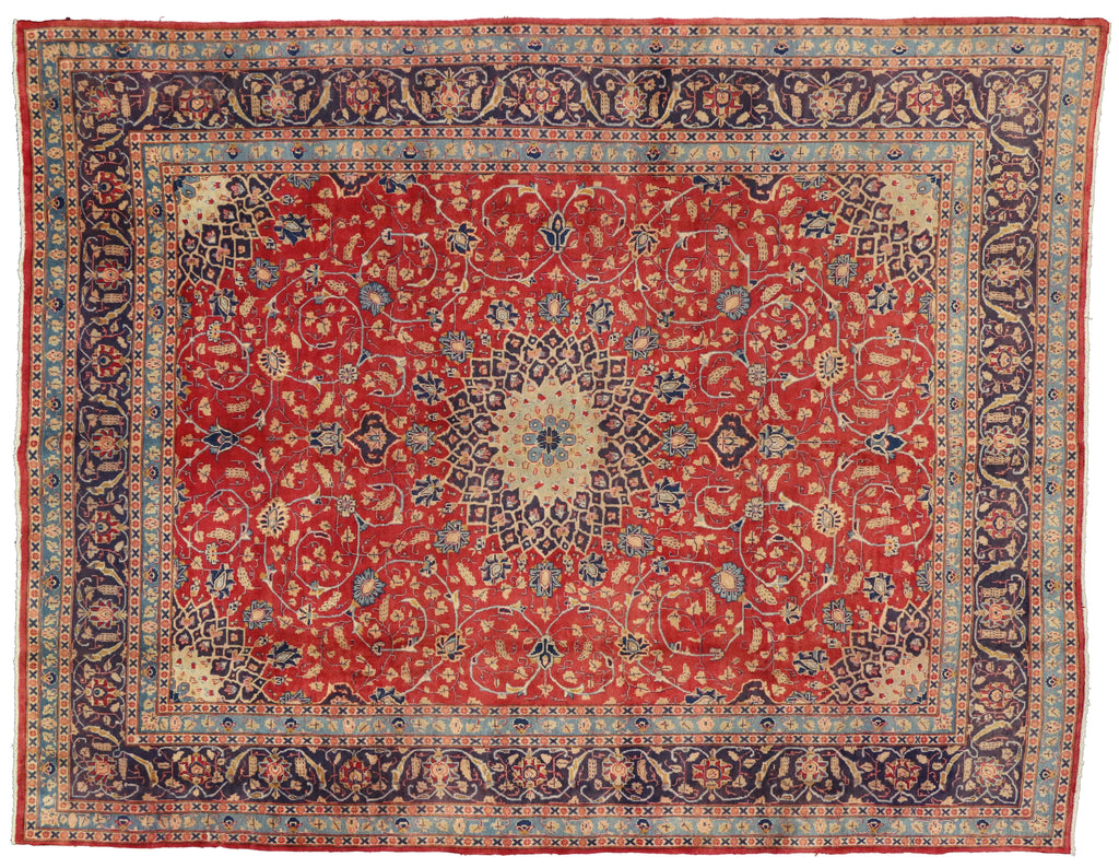 10 x 13 Vintage Khorassan Rug 74484