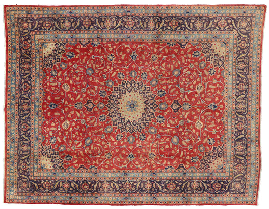 10 x 13 Vintage Khorassan Rug 74484