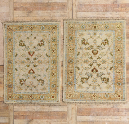 4 x 6 - Multicolor Vintage Indian Rug - 74639
