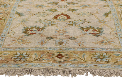 4 x 6 - Multicolor Vintage Indian Rug - 74639