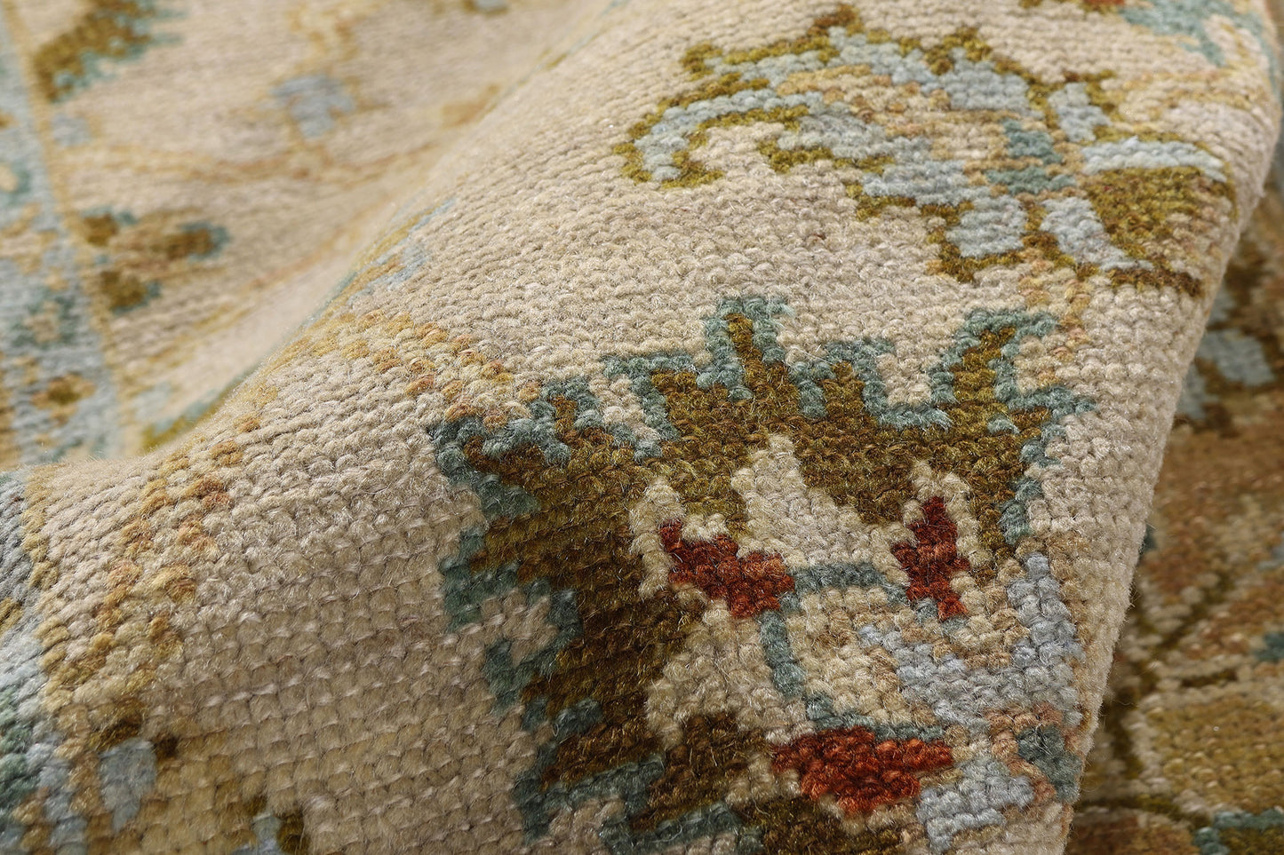 4 x 6 - Multicolor Vintage Indian Rug - 74639