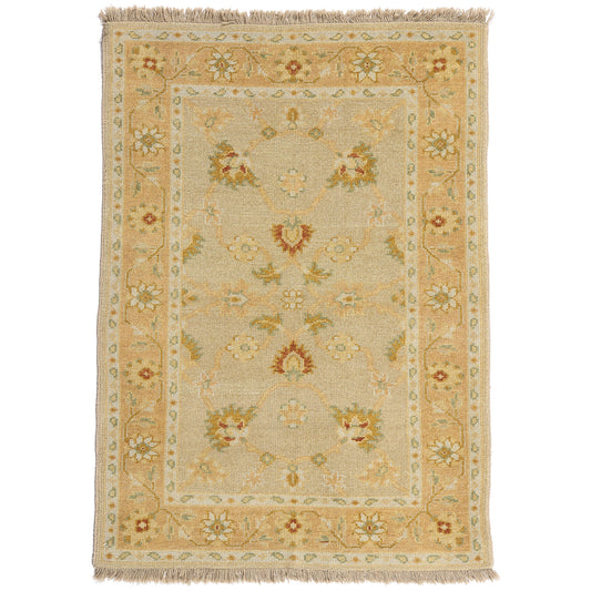 4 x 6 - Multicolor Vintage Indian Rug - 74640