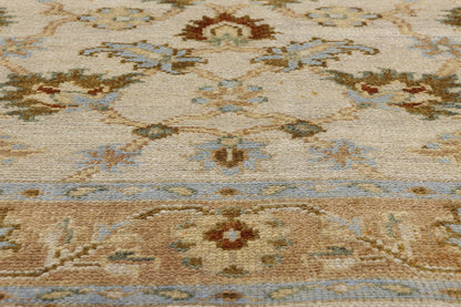 4 x 6 - Beige Vintage Indian Rug - 74641