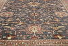 6 x 9 - Black Vintage Indian Rug - 74642