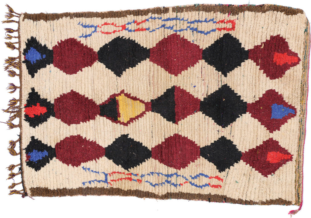 3 x 4 Vintage Moroccan Azilal Rug 74759