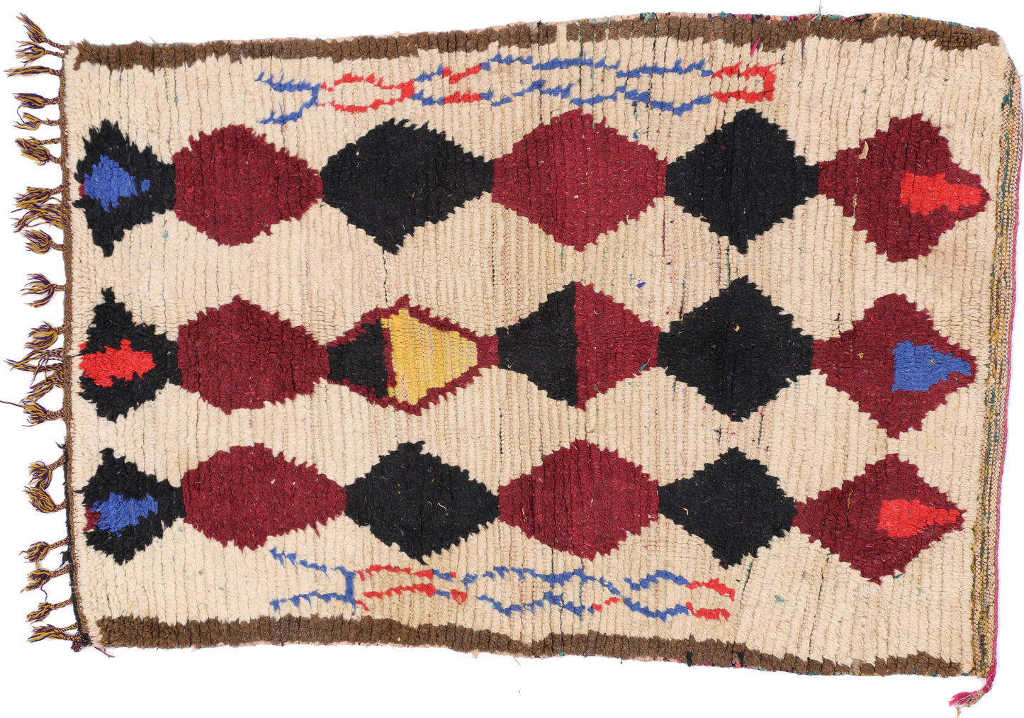 3 x 4 Vintage Moroccan Azilal Rug 74759