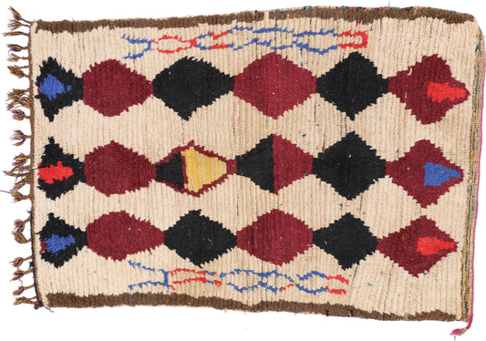 3 x 4 Vintage Moroccan Azilal Rug 74759