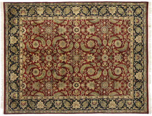 9 x 12 - Multicolor Vintage Indian Rug - 74969