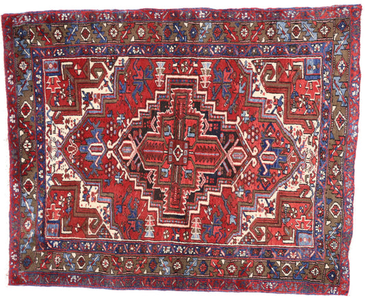 5 x 6 Vintage Heriz Rug 75178
