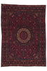 10 x 14 - Burgundy Antique Persian Mashhad Rug - 75668