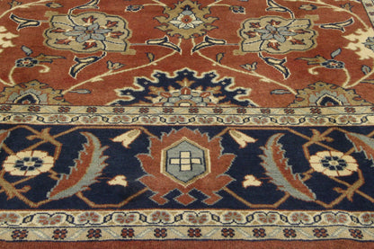 6 x 10 - Brown Vintage Persian Mahal Rug - 75842