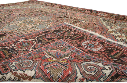 7 x 10 - Vintage Persian Heriz Rug - 75856