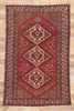 6 x 10 - Red Vintage Persian Hamadan Rug - 75879