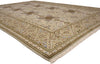 7 x 10 - Beige Vintage Persian Tabriz Rug - 75964