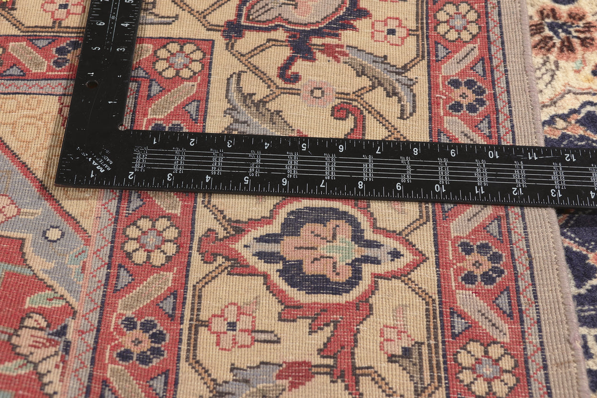 6 x 6 - Navy Blue Vintage Persian Bijar Rug - 76053