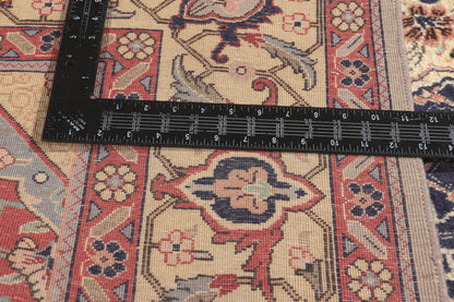 6 x 6 - Navy Blue Vintage Persian Bijar Rug - 76053