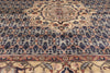 6 x 6 - Navy Blue Vintage Persian Bijar Rug - 76053