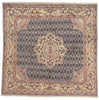 6 x 6 - Navy Blue Vintage Persian Bijar Rug - 76053