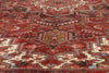10 x 13 - Red Vintage Persian Heriz Rug - 76194