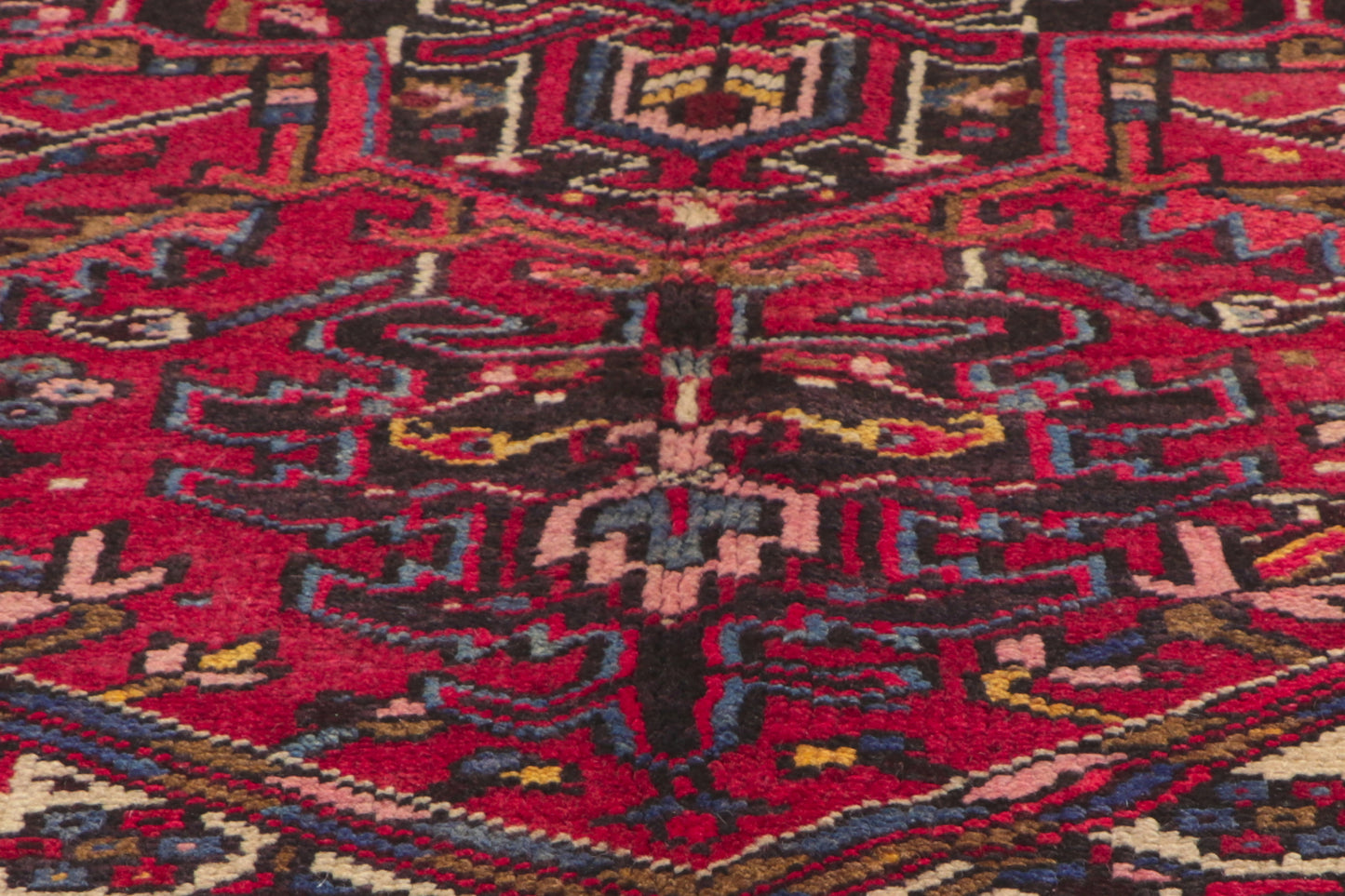 8 x 10 - Red Vintage Persian Heriz Rug - 76246