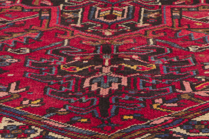 8 x 10 - Red Vintage Persian Heriz Rug - 76246