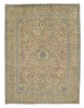 10 x 13 - Brown Vintage Persian Kashan Rug - 76436