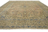 10 x 13 - Brown Vintage Persian Kashan Rug - 76436