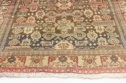 4 x 9 - Taupe Vintage Persian Azerbaijan Rug - 76527
