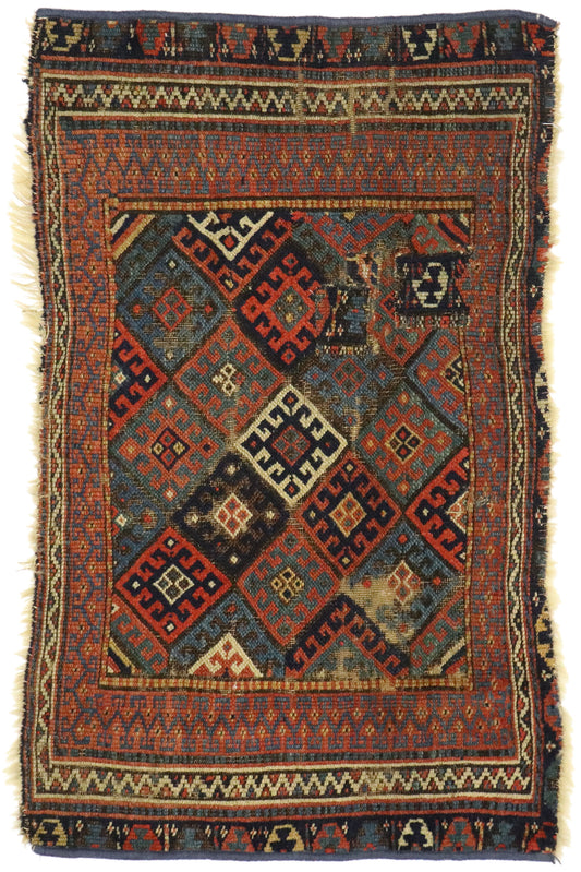 2 x 3 - Rust Antique Russian Rug - 76608