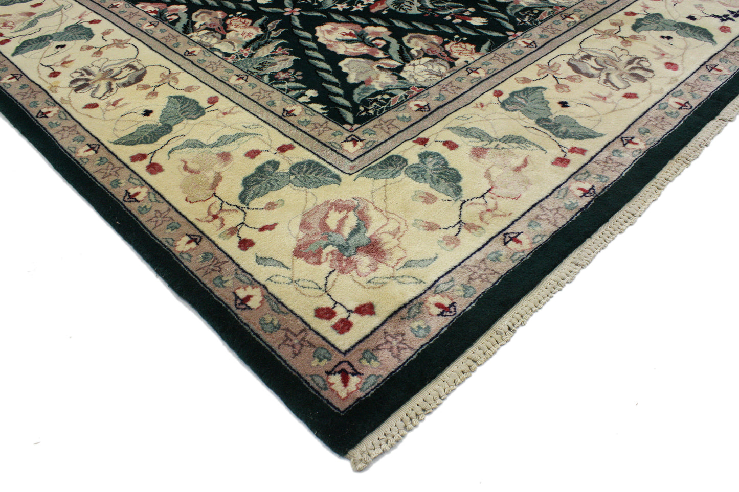 8 x 10 - Black Vintage Chinese Rug - 76666