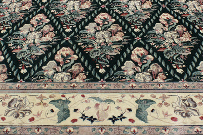 8 x 10 - Black Vintage Chinese Rug - 76666