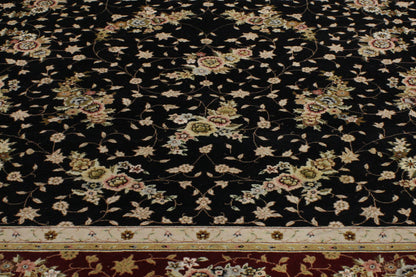 8 x 10 - Black Vintage Chinese Rug - 76703